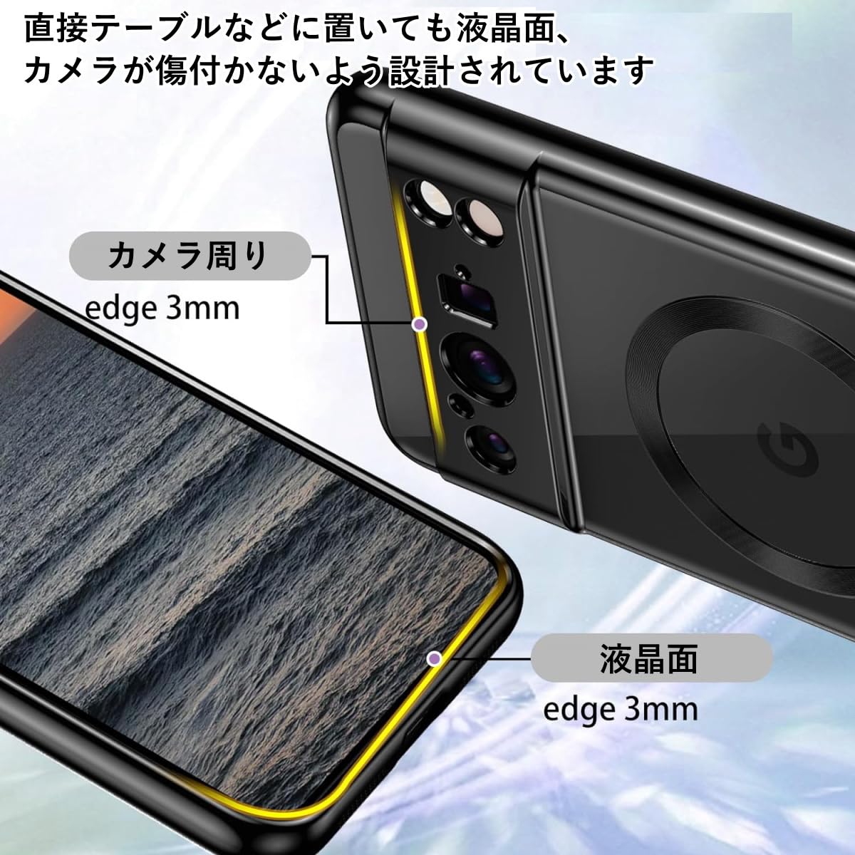Amazon.co.jp: 【液晶ガラスフィルム付き】ケース・Google Pixel 8Pro